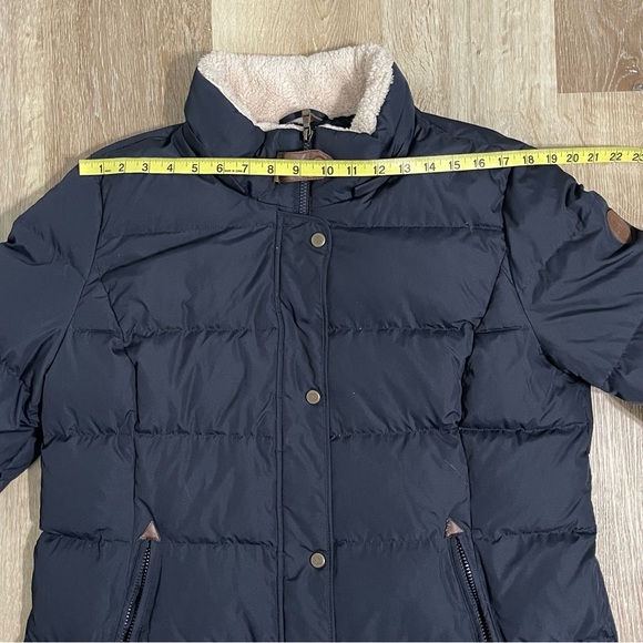 Lauren Ralph Lauren Women's Navy Quilted Down Feather Puffer Coat XL - Picture 11 of 15